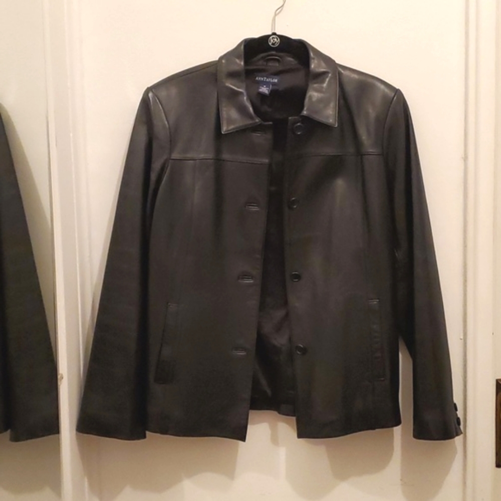 Ann Taylor leather jacket
